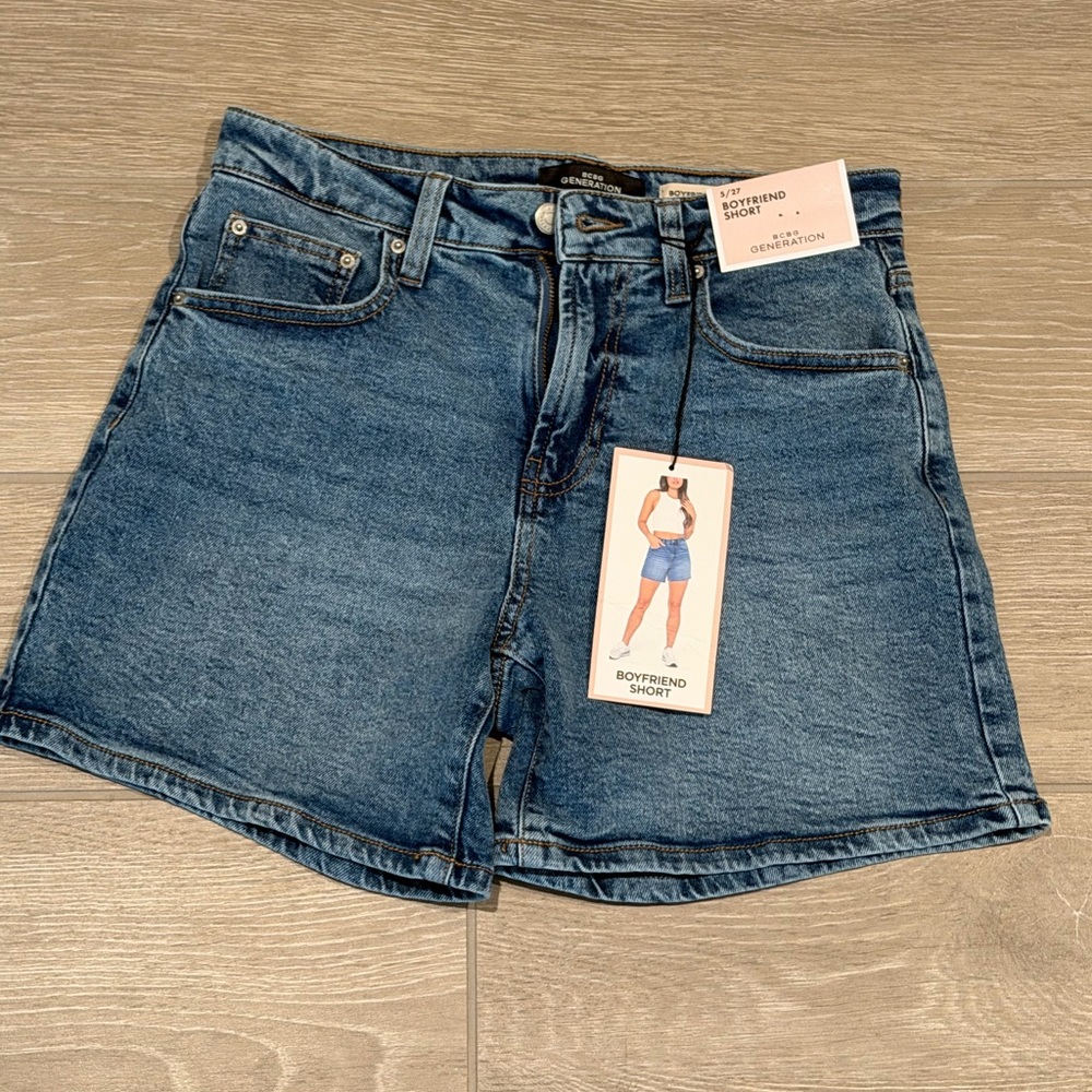 Boyfriend Denim Shorts